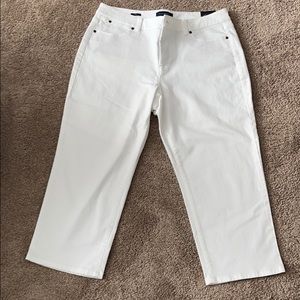 Talbots 14P Curvy Crop new with tags